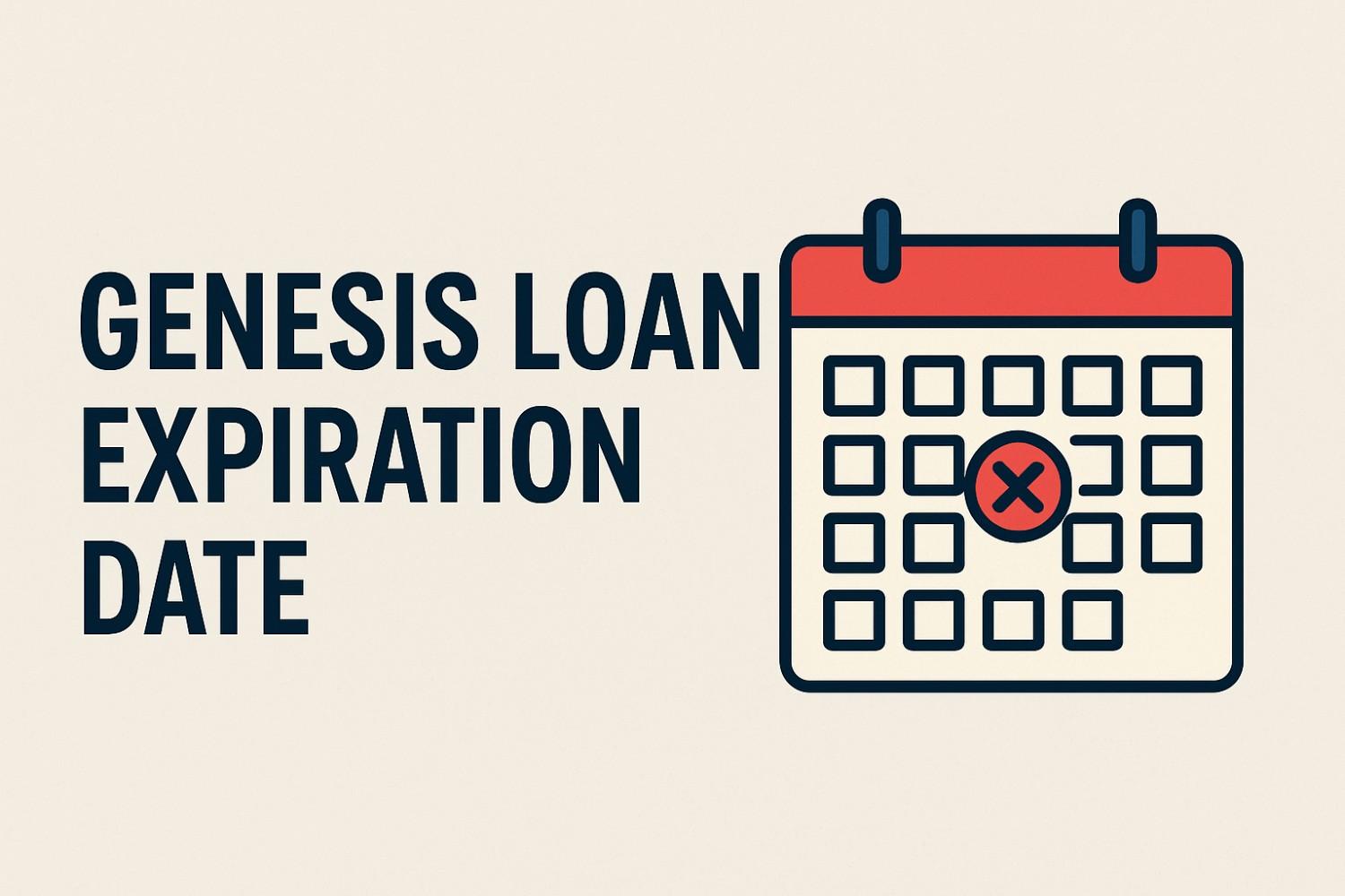 genesis loan expiration date​